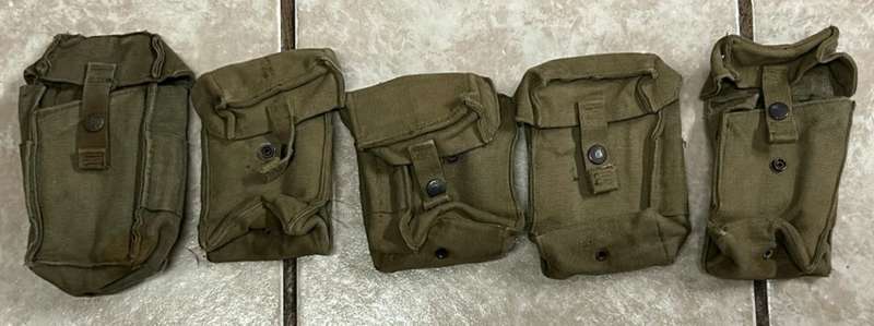 SADF - Webbing Ammo Pouch Lot