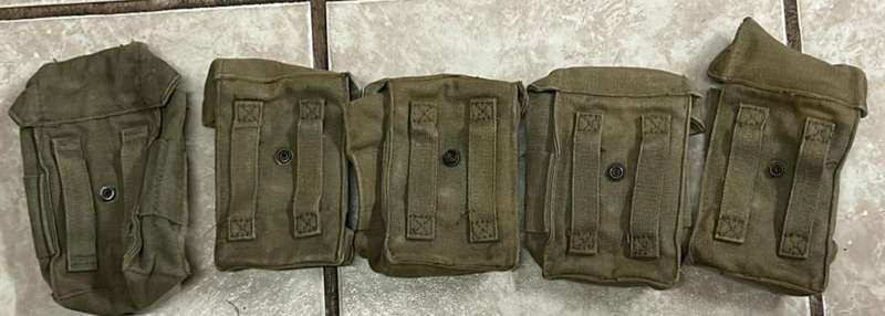 SADF - Webbing Ammo Pouch Lot