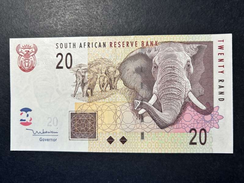 Mboweni R20 note.