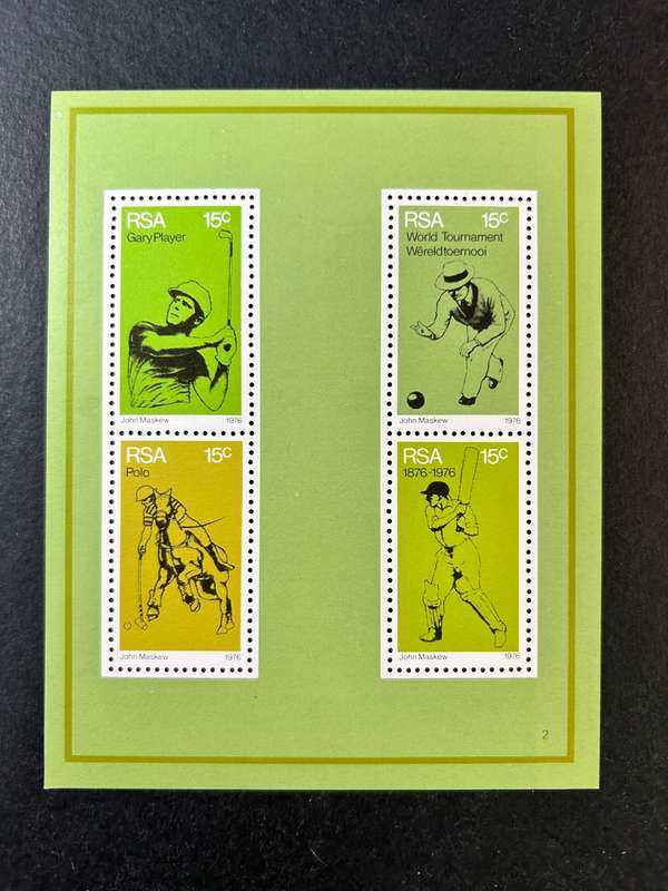 Sport small stamp block.