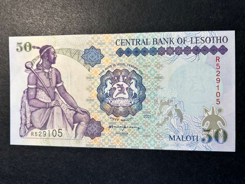 Lesotho 50 Maloti 2001.