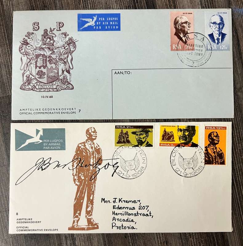 2 x Statesmen FDCs.