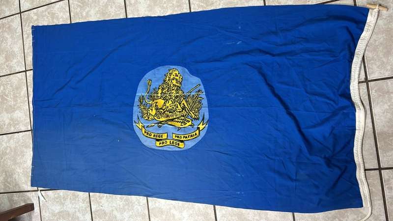 Rhodesia/ - BSAP Ceremonial Flag by William Smith