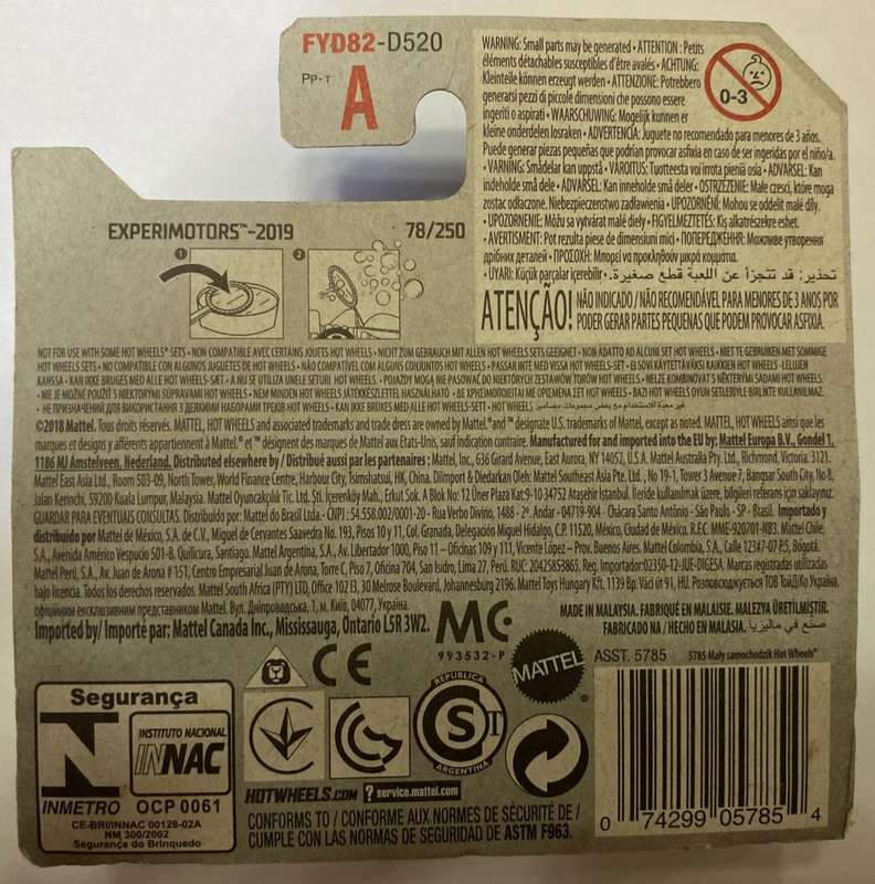 Hotwheels Diecast on Card:2018 Bubble Matic