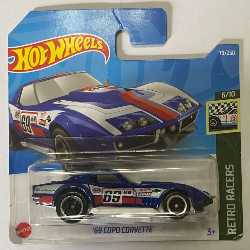 Hotwheels Diecast on Card:69 Copo Corvette 2022