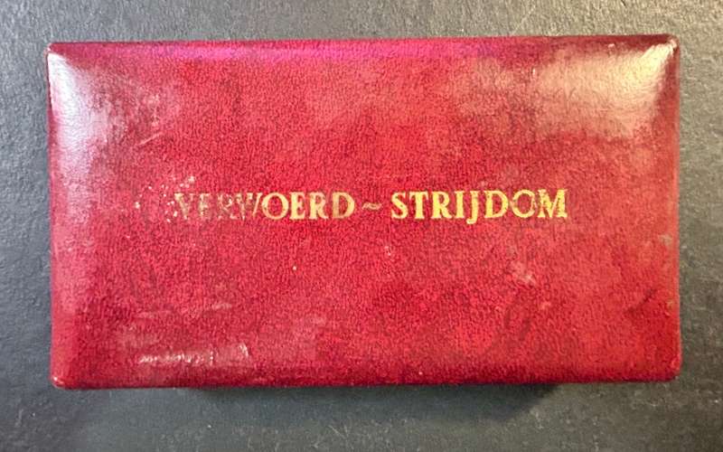 Verwoerd Strijdom 1958 medallion set