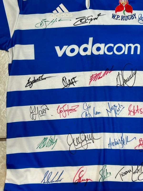 Western Province signed rugby jersey