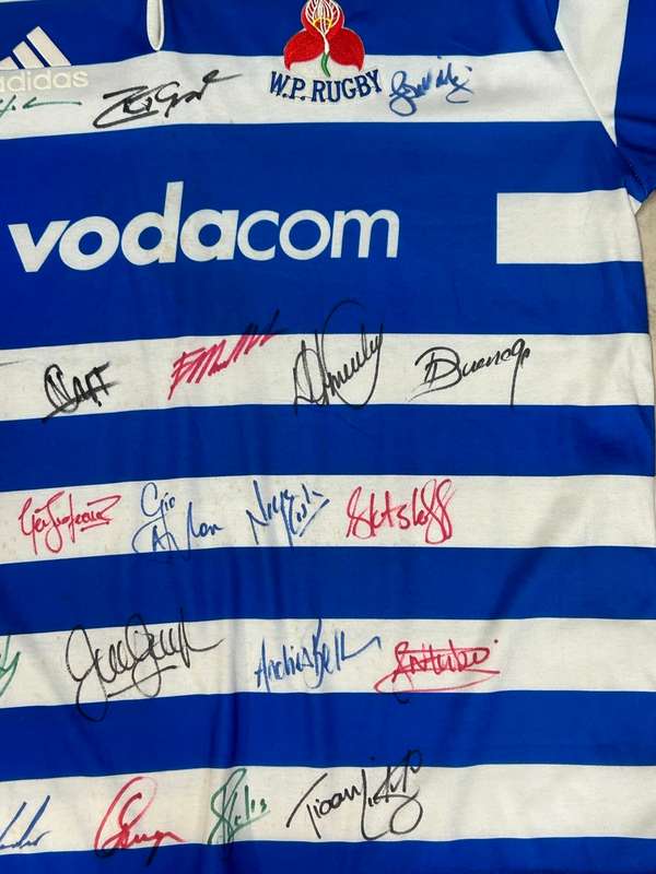 Western Province signed rugby jersey