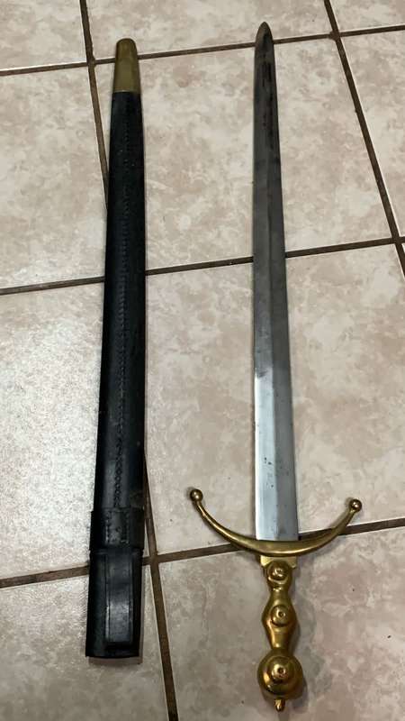 Vintage Sword with Scabbard