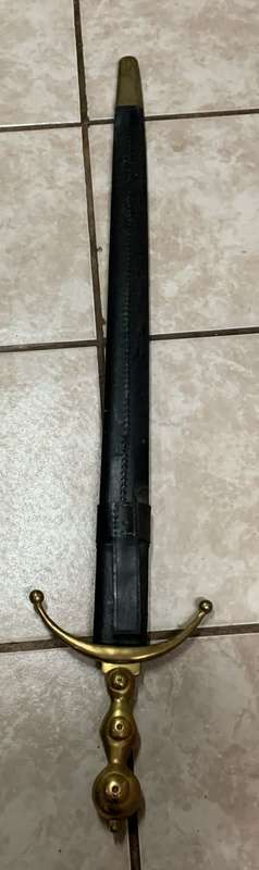 Vintage Sword with Scabbard