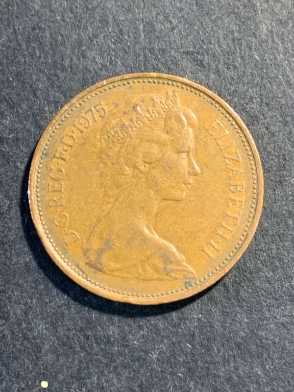 Big batch of British 2 pence coins