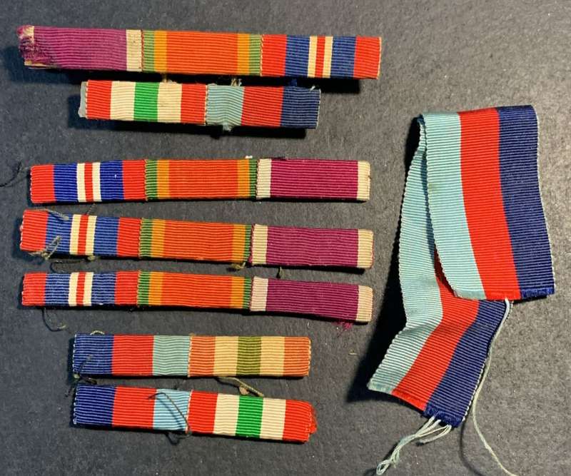 Medal Ribbon Bar Lot