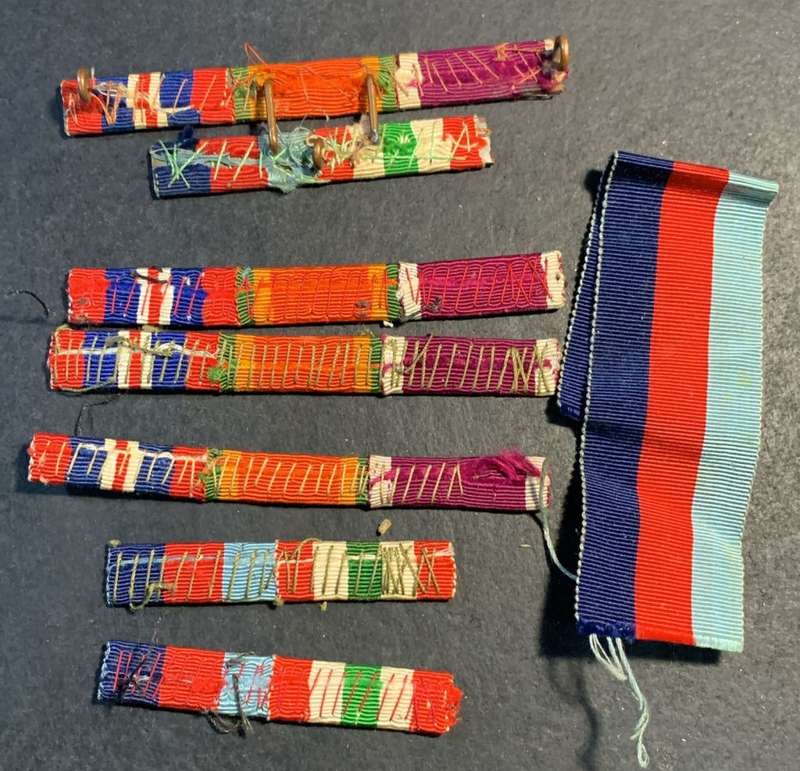 Medal Ribbon Bar Lot