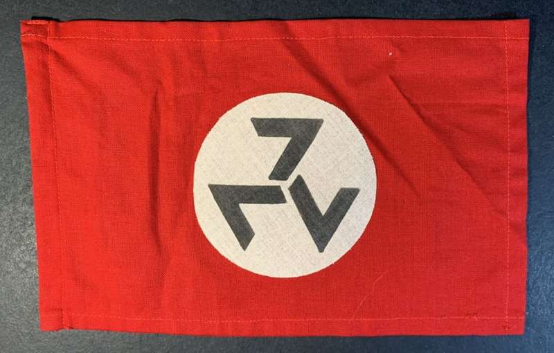 AWB - The Afrikaner Weerstandsbeweging  - Afrikaner Resistence Movement Small Flag/Arm Band