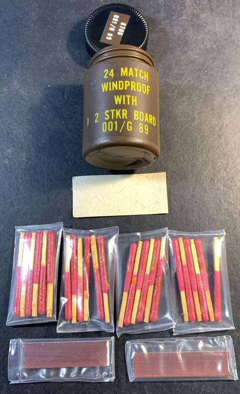 SADF - Windproof Matches - Complete ( Sealed )