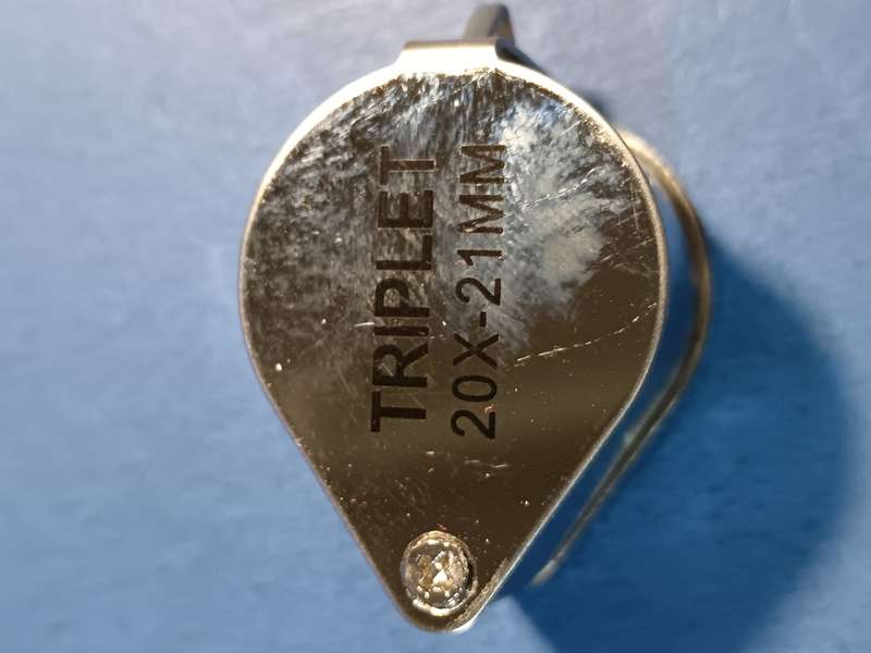 Jewellers Loupe - silver  20 x
