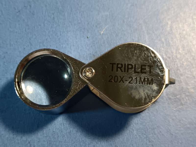 Jewellers Loupe - silver  20 x
