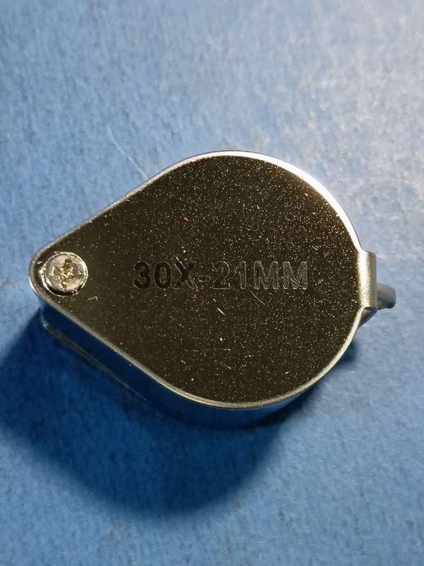 Jewellers Loupe - silver  30 x