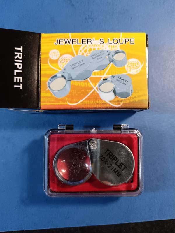 Jewellers Loupe - silver  30 x