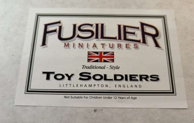 Die Cast Model - Fusilier Miniatures Toy Soldiers Military Tank - Boxed