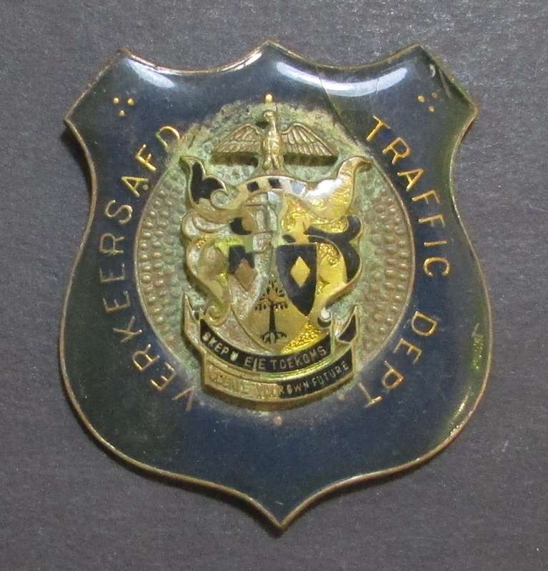 South African Traffic Police Cap Badge