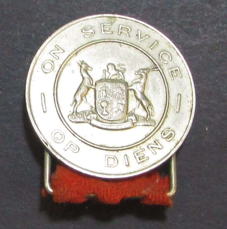 World War Two `On War Service` Badge