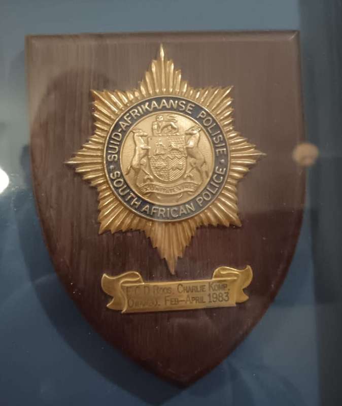 SADF - Pair of Framed Plaques