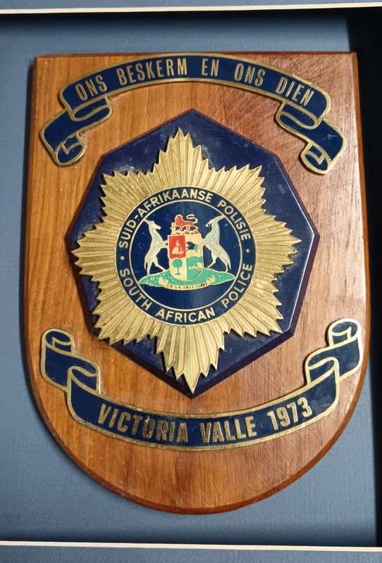 SADF - 3 SA Plaques Framed - Rhodesia Connection