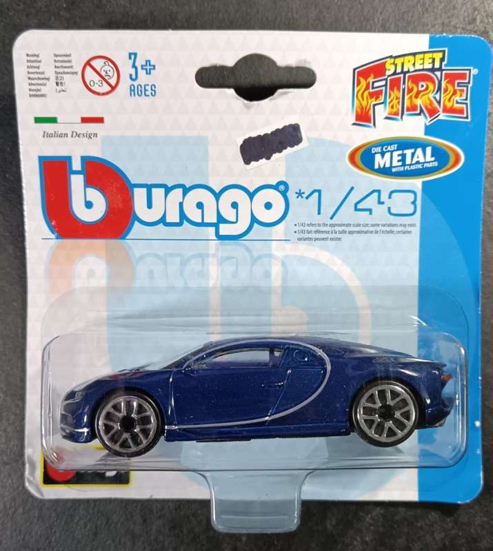 Burago Diecast on Card