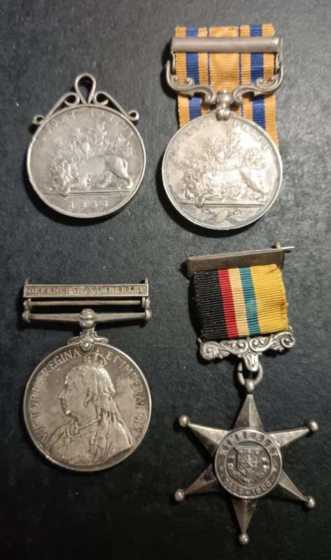 Full Size Zulu War 1853 and 1877-8/Kimberley Star/QSA Defence of Kimberley " Mulholland "