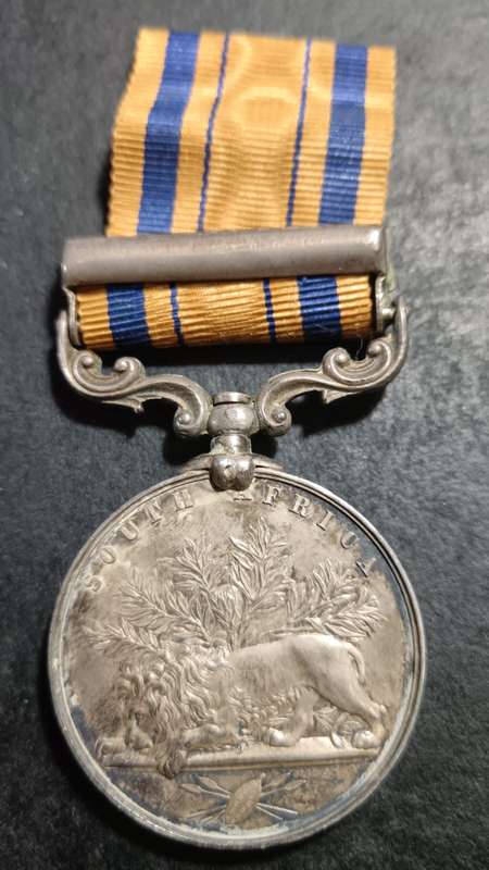 Full Size Zulu War 1853 and 1877-8/Kimberley Star/QSA Defence of Kimberley " Mulholland "