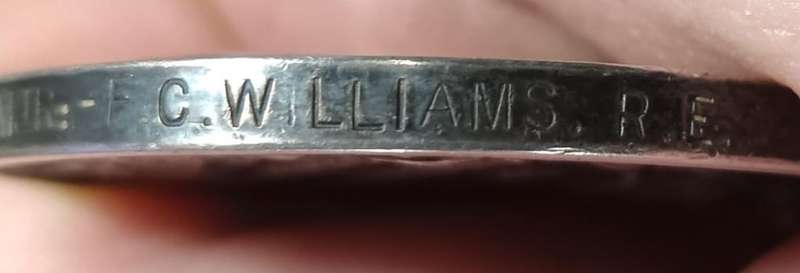 Full Size Meritorious Service Medal with Small Medallion :512098 SGT A.C.S  MJR FC Williams RE