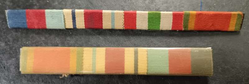 Full Size Size World War Two Medal Ribbon Bars
