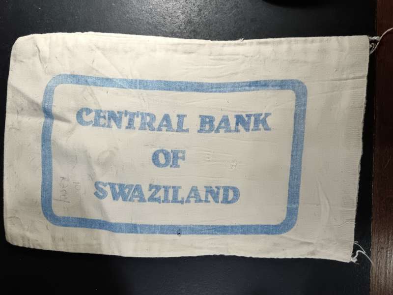 Central Bank of Swaziland Empty Bank Bag