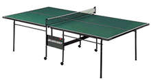 Table Tennis Table with Net and Bats
