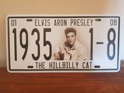 Elvis Presley Man Cave Metal Sign