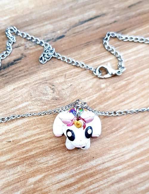 Fat Unicorn Necklace, Magical Jewellery, Mystical Fairytale