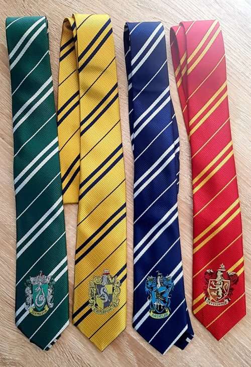 Ravenclaw Harry Potter Tie, Harry Potter House Costume, HP Fandom Accessories