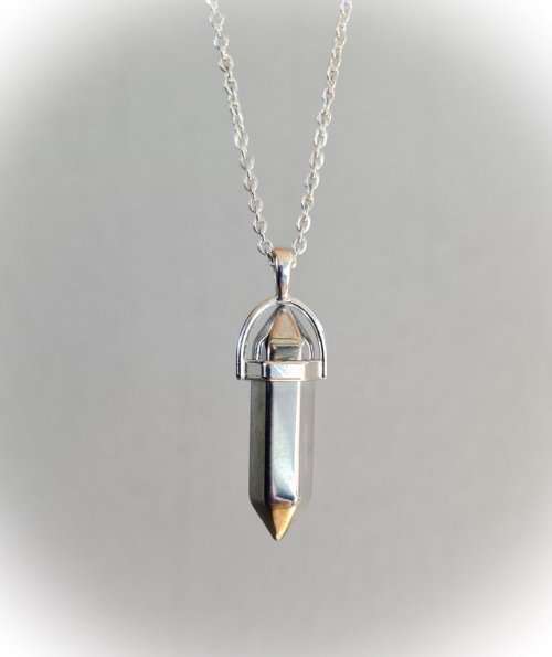 Hematite Necklace, Crystal Esoteric Jewellery