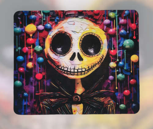 Jack Skellington Nightmare Before Christmas Square Mousepad