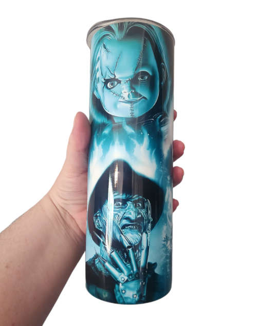 Horror Movies Stainless Steel Tumbler With Straw
