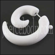 Fake Spiral Single - White