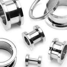 2MM SURGICAL STEEL TUNNELS - PAIR