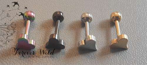 Heart Logo Bar - Gold