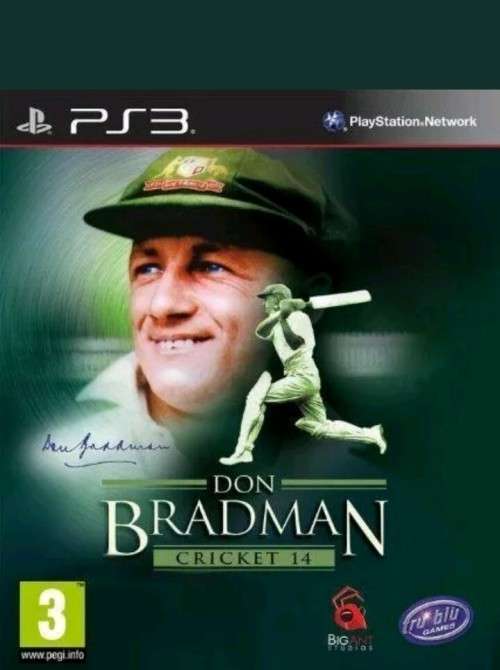 Don Bradman Cricket PS3. With booklet.