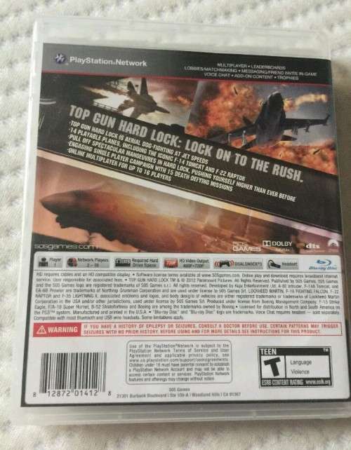 Top Gun Hard Lock - PS3