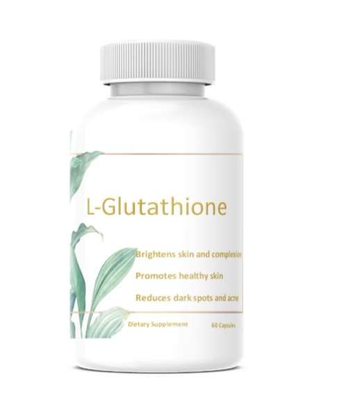 L-Glutathione for Dewy and Luminous Skin - 500mg (60 capsules)