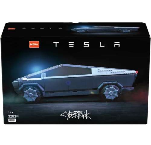 Mega Tesla Cybertruck Vehicle Building Set, Building Toy For Collectors