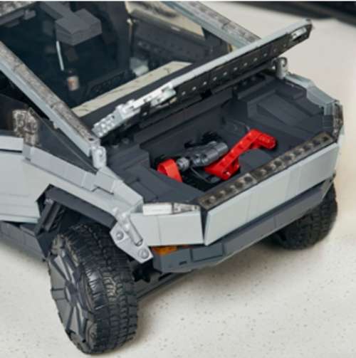 Mega Tesla Cybertruck Vehicle Building Set, Building Toy For Collectors