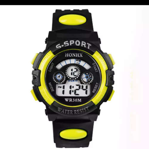 Boy's Digital LED Quartz Alarm Date Sports Wrist Watch